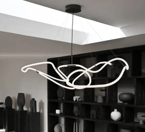 Lustre, Ghost, Big, blanc, bronze, LED, dim, 2400K, 2059 lm, L156cm, H47cm - 101 Copenhagen