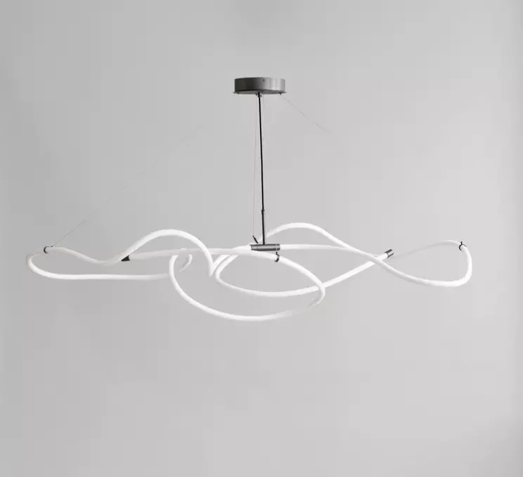Lustre, Ghost, Big, blanc, bronze, LED, dim, 2400K, 2059 lm, L156cm, H47cm - 101 Copenhagen