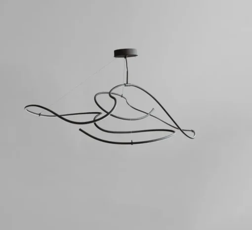 Lustre, Ghost Big, noir brûlé, LED, dim, 2400K, 1722 lm, L155cm, H45cm - 101 Copenhagen