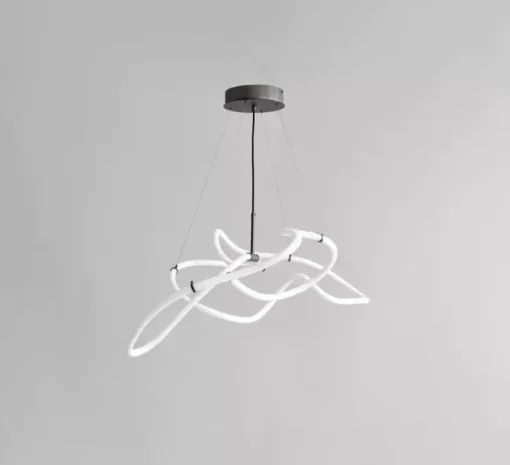 Lustre, Ghost, Mini, blanc, bronze, LED, dim, 2400K, 1722 lm, L116cm, H33cm - 101 Copenhagen
