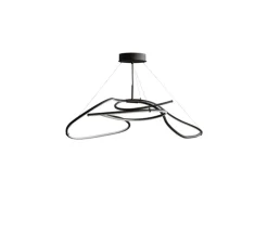Lustre, Ghost Mini, noir brûlé, LED, dim, 2400K, 1722 lm, L116cm, H35cm - 101 Copenhagen