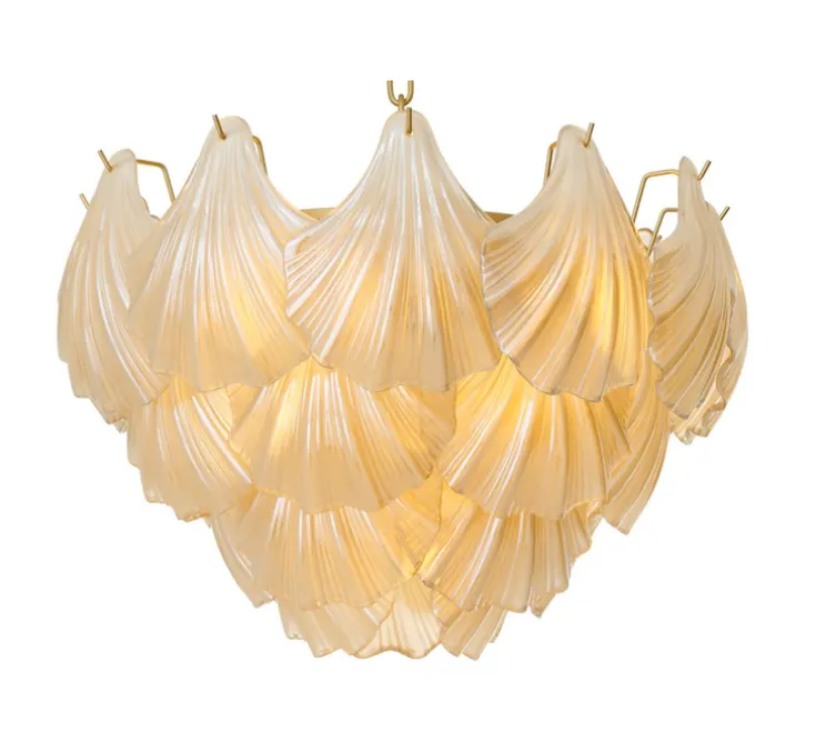 Lustre, Ibiza, Champagne, laiton antique, Ø60cm, H42cm - Eichholtz