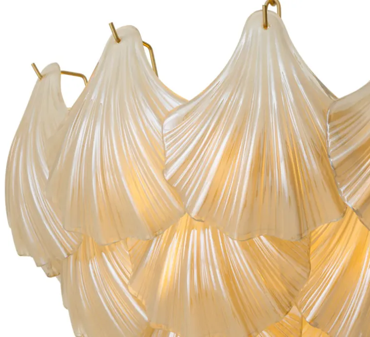 Lustre, Ibiza, Champagne, laiton antique, Ø60cm, H42cm - Eichholtz