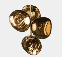 Lustre, Melt Mini, bronze, LED, dim, 3000K, 2300 lm, Ø54,5cm, H63,4cm - Tom Dixon