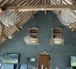 Lustre, Meshmatics Large, gris, LED, 2700k, 665lm, Ø90cm, H90cm - Moooi