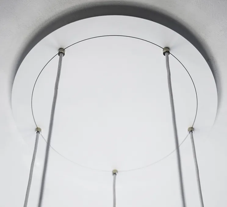 Lustre, Pearls , 1180 lm, 2700 K,LED, 5, BBBBB, blanc, or, Ø50cm - Formagenda