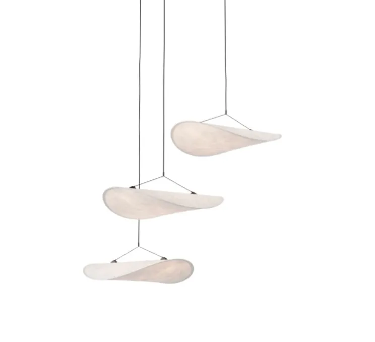 Lustre, Tense 3, blanc, IP22, LED, 2700K, 2000 lm, Ø55cm, H15cm - New Works