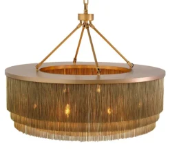 Lustre, Tissot L, laiton antique, Ø90cm, H61cm-Eichholtz