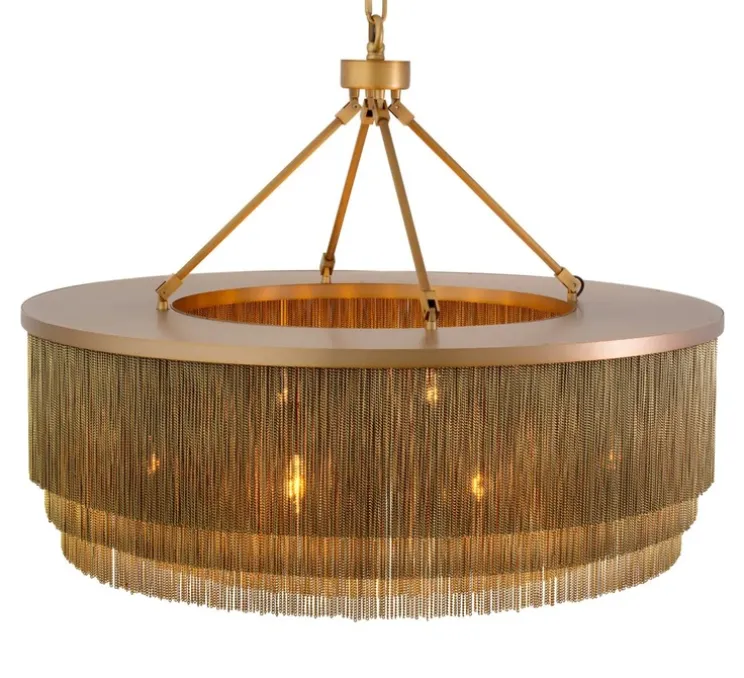 Lustre, Tissot L, laiton antique, Ø90cm, H61cm-Eichholtz