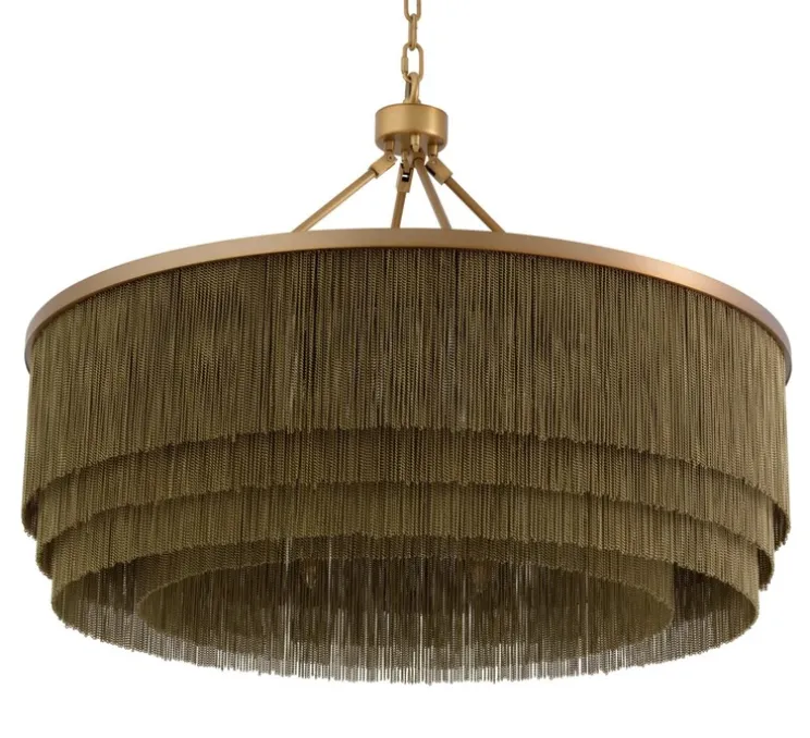 Lustre, Tissot L, laiton antique, Ø90cm, H61cm-Eichholtz