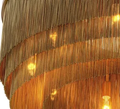 Lustre, Tissot L, laiton antique, Ø90cm, H61cm-Eichholtz