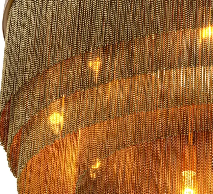 Lustre, Tissot L, laiton antique, Ø90cm, H61cm-Eichholtz