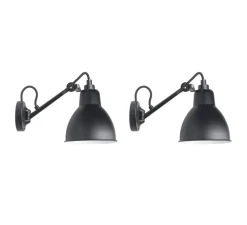 PACK DUO, Applique murale, Lampe Gras N°104, noir, L15,3cm, H18,9cm - DCW éditions Paris