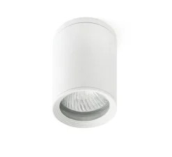 Plafonnier, salle de bain, Tasa, blanc, Ø11cm, H14cm, IP44, 40° - Faro