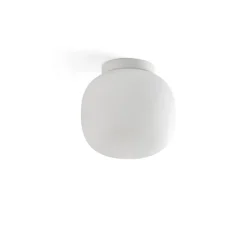 Plafonnier, Amelia, blanc, IP44, Ø21,5cm, H22,5cm - Faro