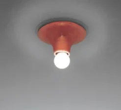 Plafonnier, applique, Teti, transparent orange, Ø14cm, H7cm - Artemide