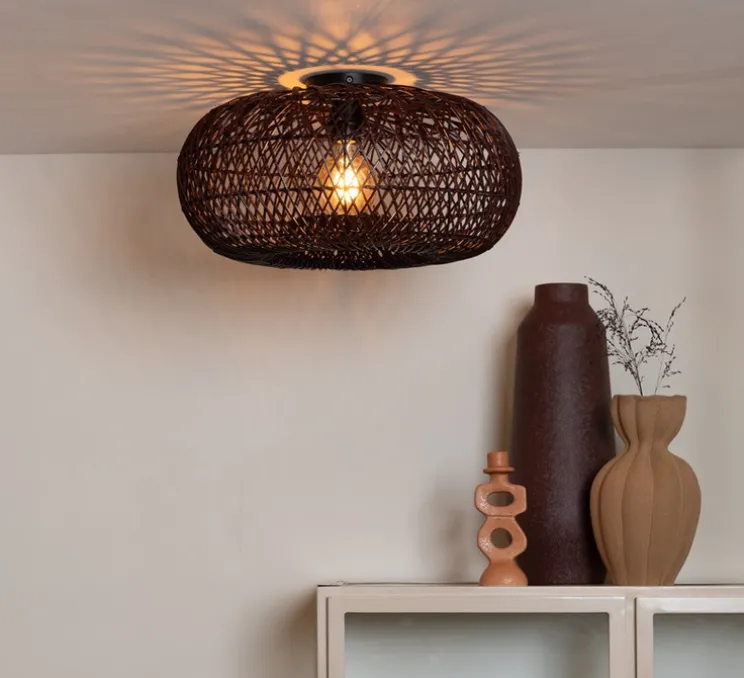 Plafonnier, Arizona, burgundy, L50cm, H36cm - Good&Mojo