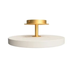 Plafonnier, Asteria UP, medium, blanc perle, LED, dim, 3000K, 1100 lm, Ø43cm, H16,9cm - Umage