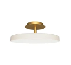 Plafonnier, Asteria UP, medium, blanc perle, LED, dim, 3000K, 1100 lm, Ø43cm, H16,9cm - Umage