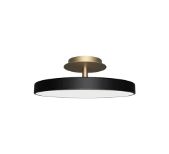 Plafonnier, Asteria UP PLUS, mini, noir, LED, dim, 2400-3000K, 1500 lm, Ø31cm, H11cm - Umage