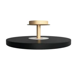 Plafonnier, Asteria UP PLUS, large, noir, LED, dim, 2400-3000K, 2200 lm, Ø60cm, H21cm - Umage