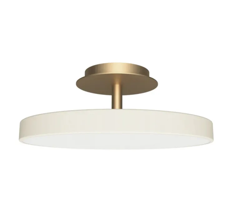 Plafonnier, Asteria UP PLUS, medium, blanc perle, LED, dim, 2400-3000K, 1200 lm, Ø40cm, H17,1cm - Umage