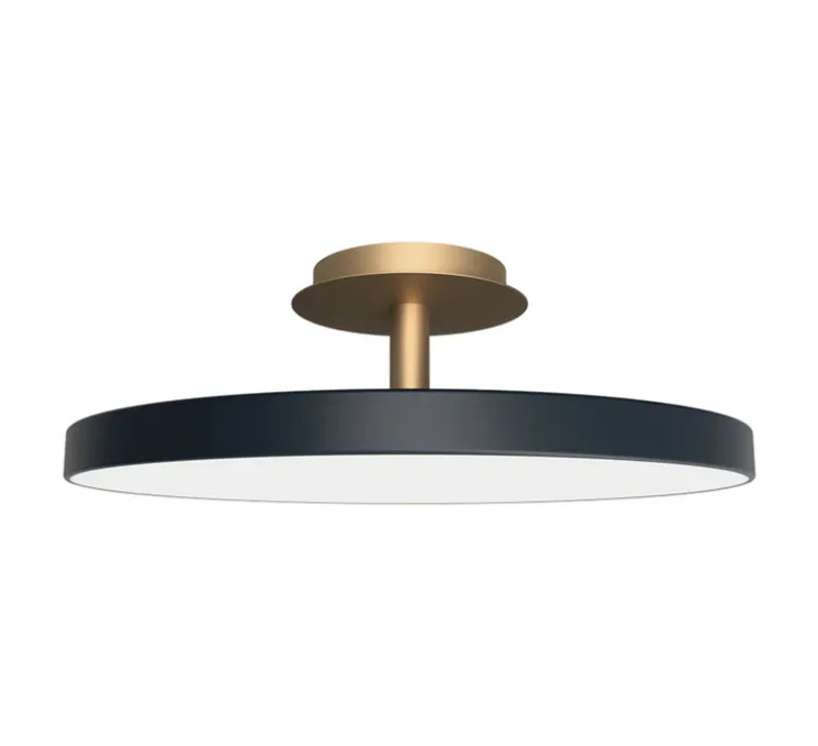 Plafonnier, Asteria UP PLUS, large, gris anthracite, LED, dim, 2400-3000K, 2200 lm, Ø60cm, H21cm - Umage