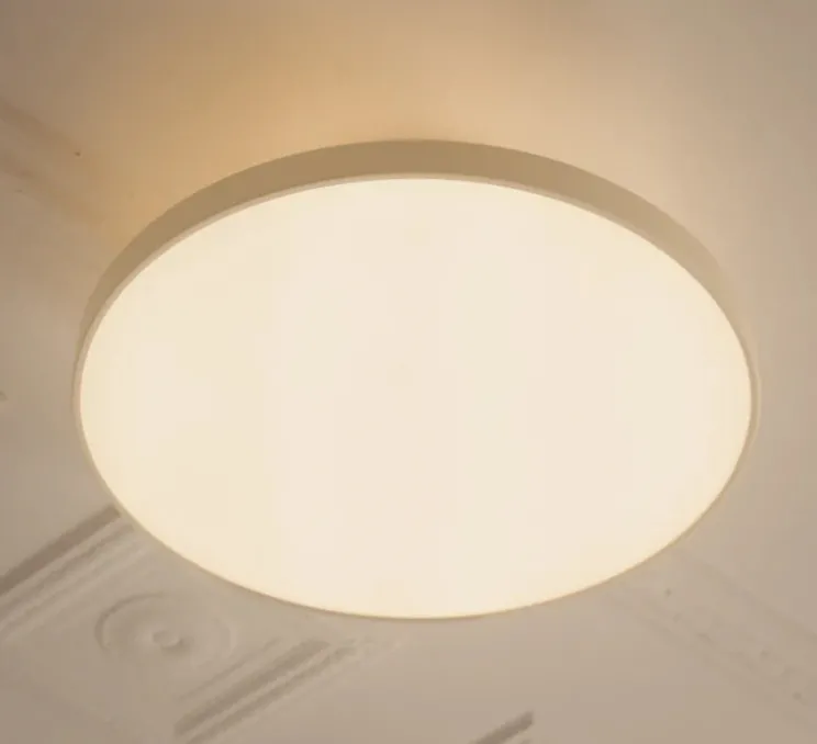 Plafonnier, Asteria UP PLUS, large, blanc perle, LED, dim, 2400-3000K, 2200 lm, Ø60cm, H21cm - Umage