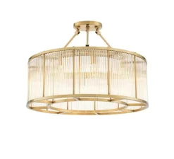 Plafonnier, Bernardi L, or, Ø80cm, H61cm - Eichholtz