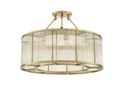 Plafonnier, Bernardi L, or, Ø80cm, H61cm - Eichholtz