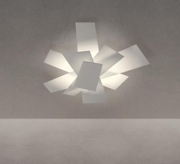 Plafonnier, Big Bang, blanc, L79cm, H23cm - Foscarini