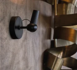 Plafonnier, Bird + 2 tiges incluses, noir, LED, dim, 2700K, 660 lm, Ø11cm, H39cm - KDLN