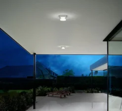 Plafonnier, Blas 2.0, blanc et transparent, IP65, LED, 3000K, 640lm, L13cm, H7,9cm - Wever&Ducré