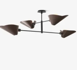 Plafonnier, Bonnet SC91, bronze, noir, Ø100cm, H40cm - Andtradition