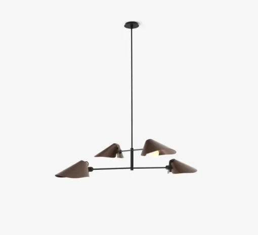 Plafonnier, Bonnet SC93, bronze, noir, Ø100cm, H140cm - Andtradition