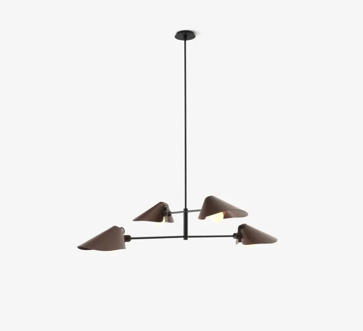 Plafonnier, Bonnet SC93, bronze, noir, Ø100cm, H140cm - Andtradition