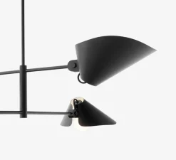 Plafonnier, Bonnet SC92, noir, Ø100cm, H110cm - Andtradition