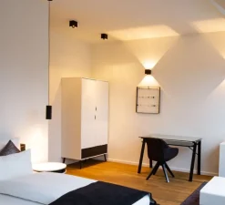 Plafonnier, Box 1.0 LED, noir mat, LED, Dali, 3000K, 700 lm, Ø10cm, H10cm - Wever&Ducré