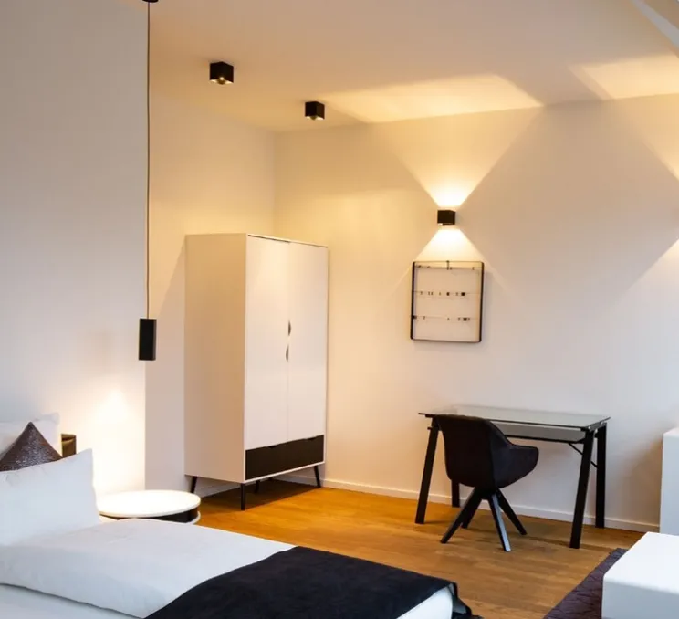 Plafonnier, Box 1.0 LED, noir mat, LED, Dali, 3000K, 700 lm, Ø10cm, H10cm - Wever&Ducré