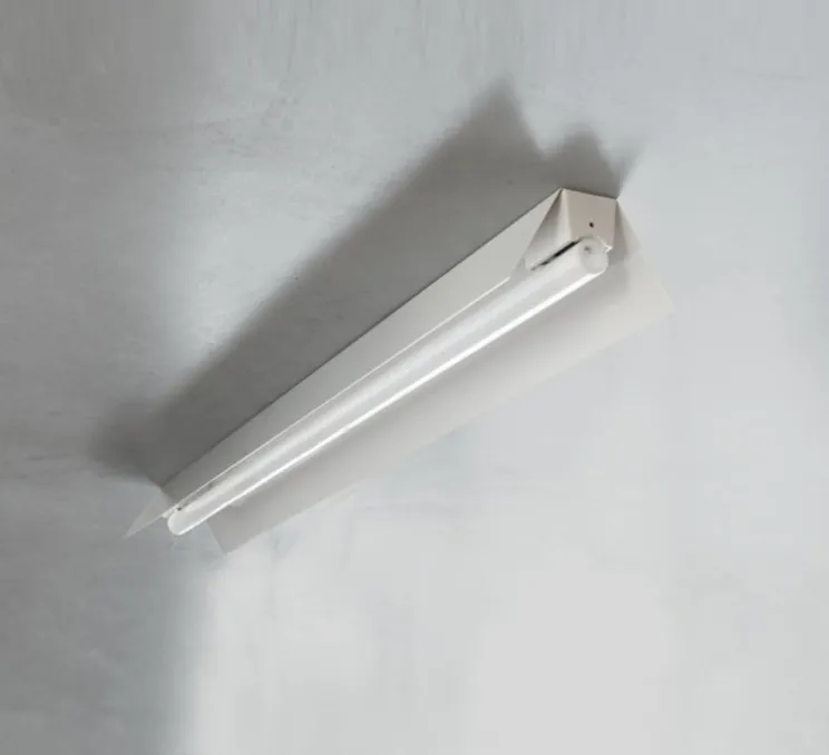 Plafonnier, Bridget, blanc, L50cm, H8cm - Zangra