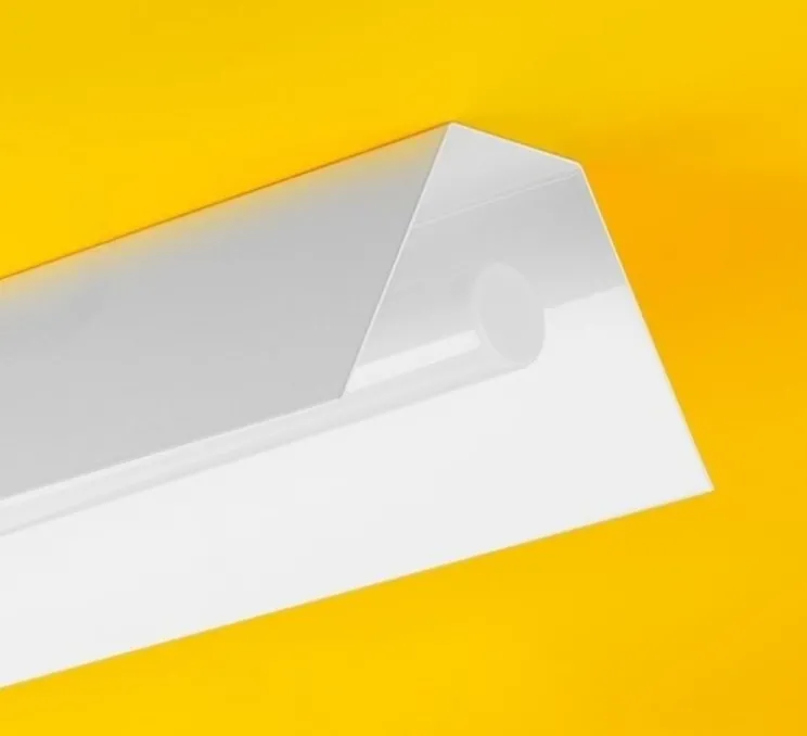 Plafonnier, Bridget, blanc, L50cm, H8cm - Zangra