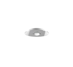 Plafonnier, Bugia Single, chrome, LED, dim, 2700K, 1320 lm, Ø24cm, H5cm - Lodes