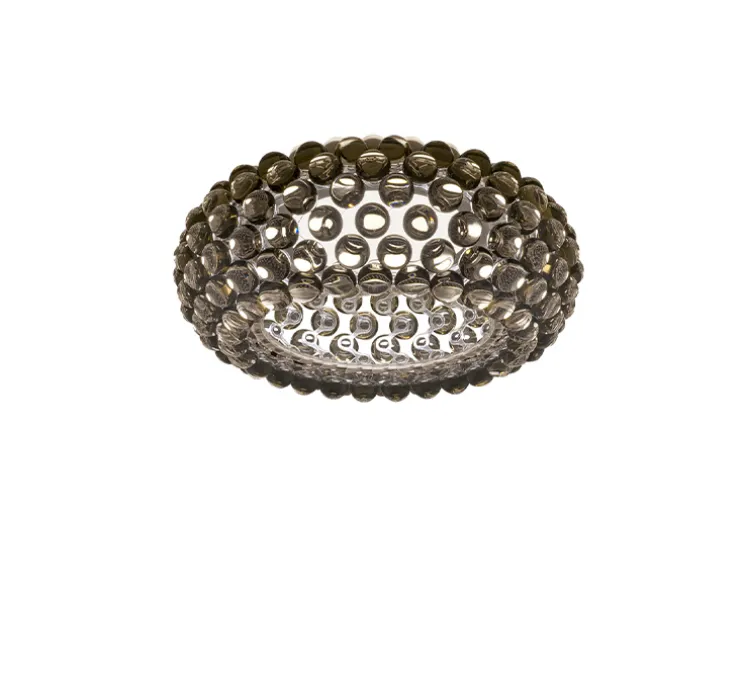 Plafonnier, Caboche Plus, gris, LED, 2700K, 3645lm, Ø50cm, H19cm - Foscarini