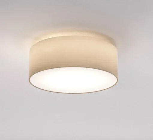 Plafonnier, Cambria 380, tissu beige mastic, Ø38cm, H13,7cm - Astro Lighting