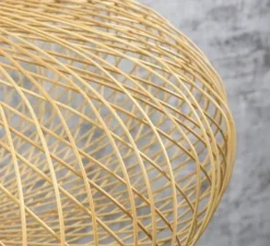 Plafonnier, Cango, naturel, Ø60cm, H25cm - Good&Mojo