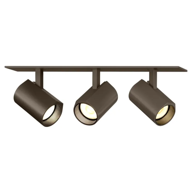 Plafonnier, Ceno 3.0, bronze, LED, 2700K, 3x440lm, L23cm, H4cm - Wever & Ducré