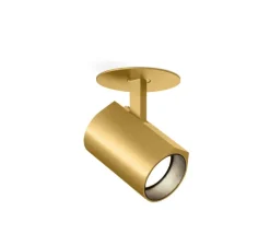 Plafonnier, Ceno 1.0, or, LED, 2700K, 440lm, Ø5cm, H8cm - Wever & Ducré