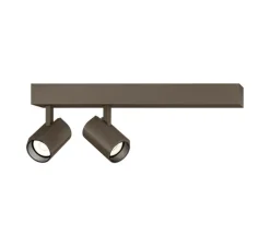 Plafonnier, Ceno Surface 2.0, bronze, LED, dim, 2700K, 965 lm, L27cm, H5,5cm - Wever&Ducré