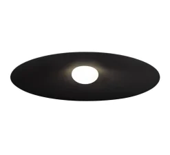 Plafonnier, Clea 3.0, noir, LED, 2700K, 745lm, Ø70cm, H9cm - Wever&Ducré