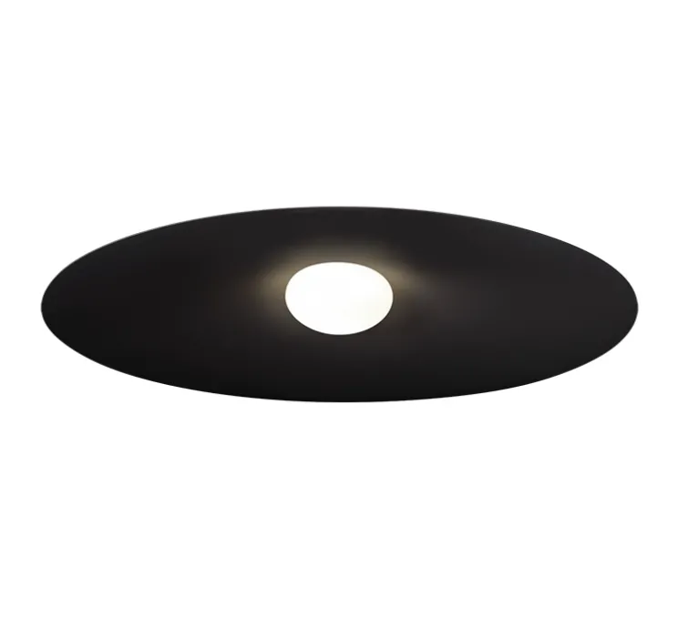 Plafonnier, Clea 3.0, noir, LED, 2700K, 745lm, Ø70cm, H9cm - Wever&Ducré